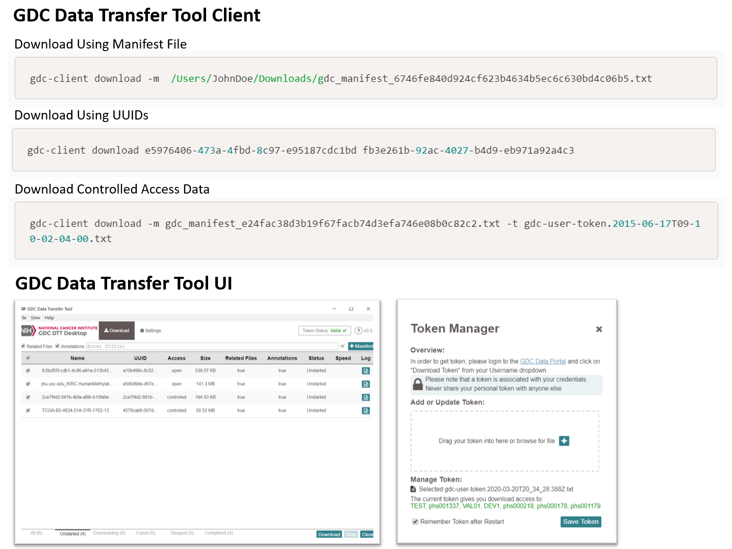 GDC Data Transfer Tool (DTT)